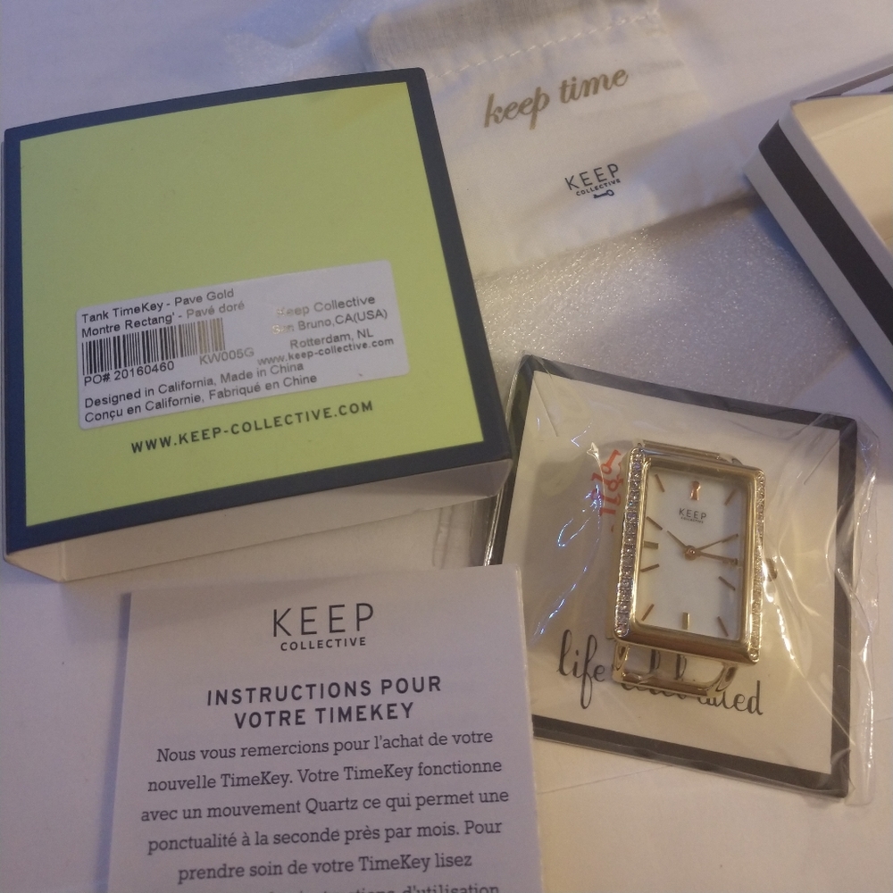 Keep Collective gold pave watch